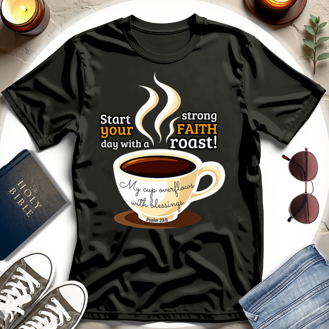 Brewed in Faith T-shirt