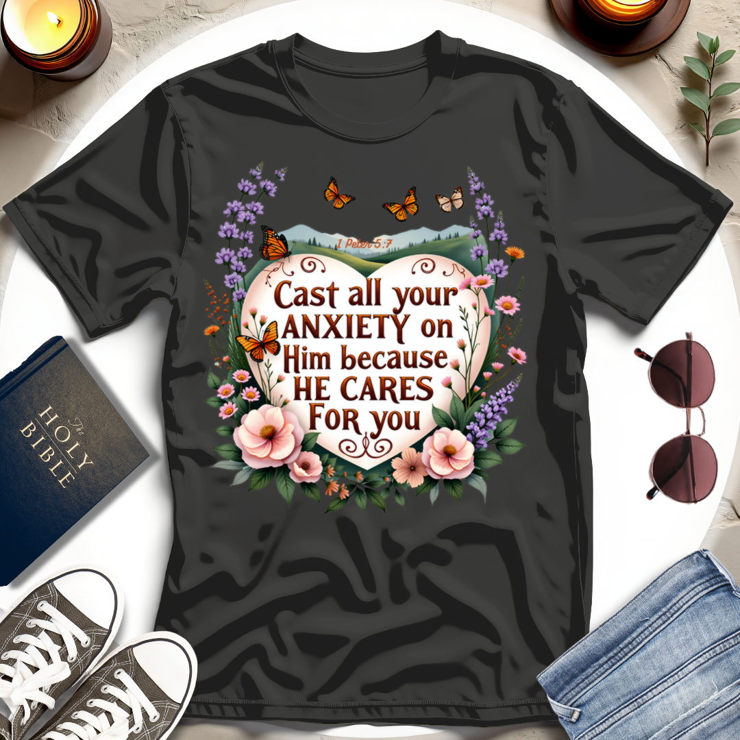 Cast All Your Anxiety T-shirt V