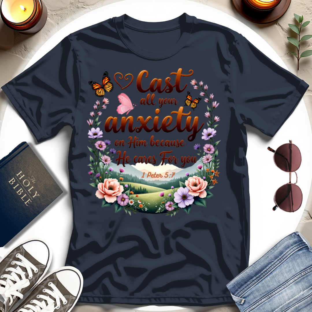 Cast All Your Anxiety T-shirt IV