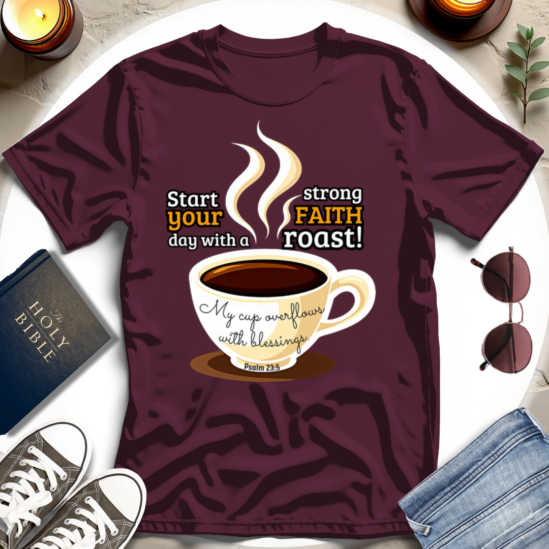 Brewed in Faith T-shirt