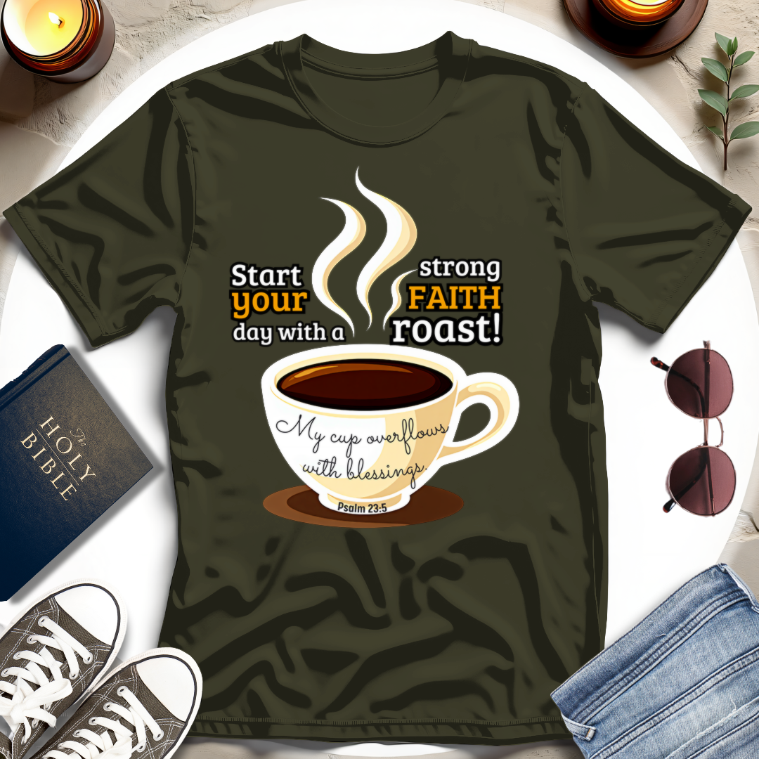 Brewed in Faith T-shirt