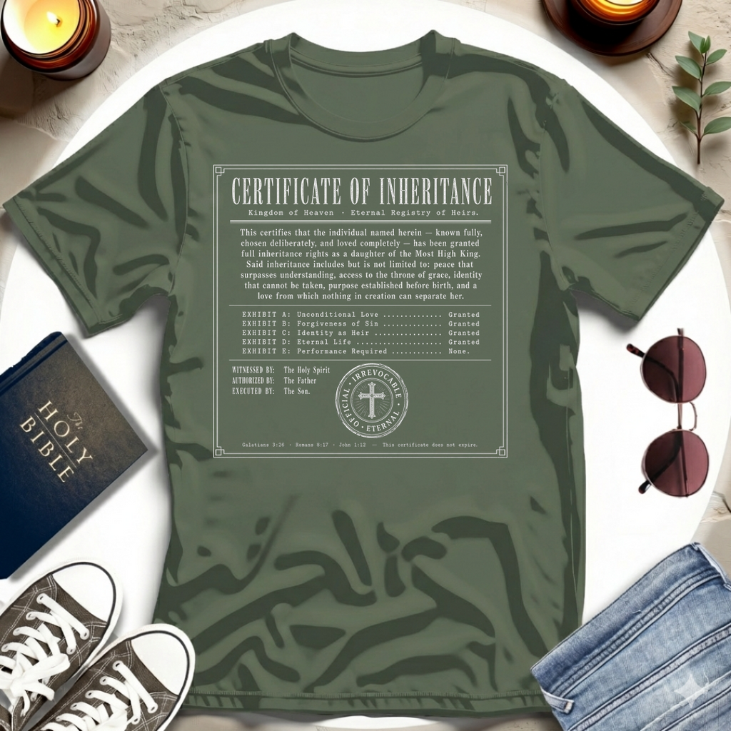 Certificate of Inheritance T-Shirt