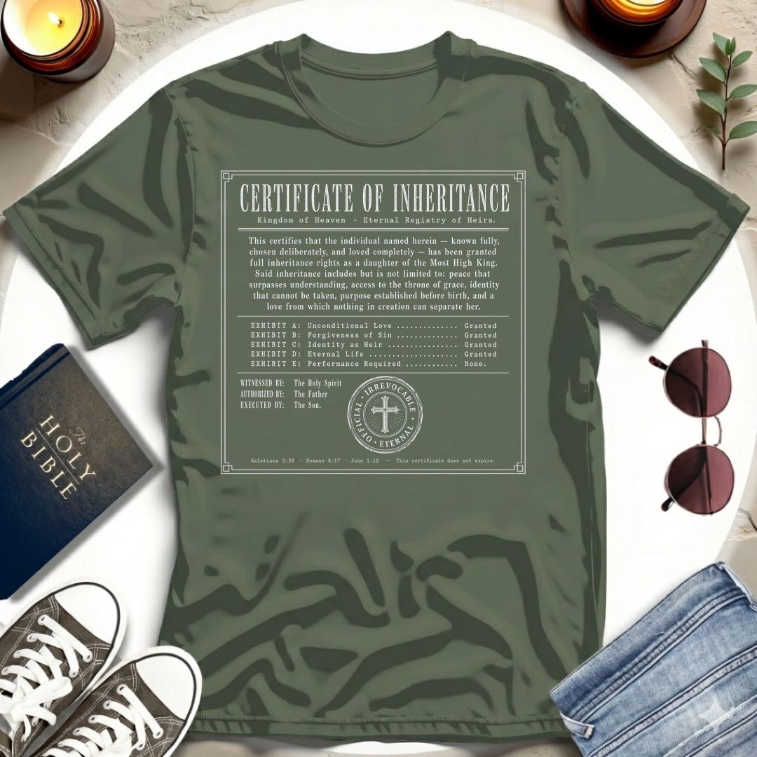 Certificate of Inheritance T-Shirt
