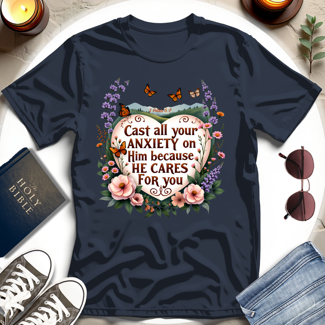 Cast All Your Anxiety T-shirt V