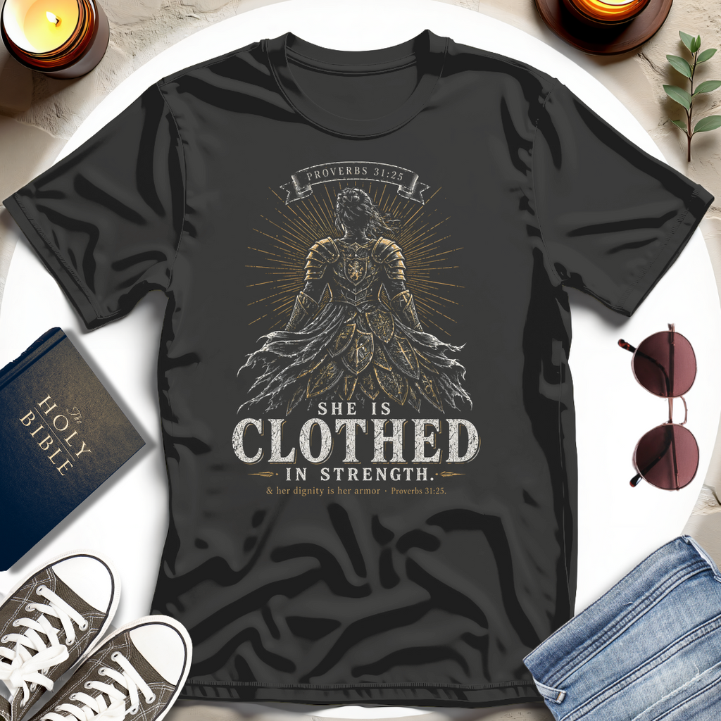 She Is Clothed in Strength T-Shirt