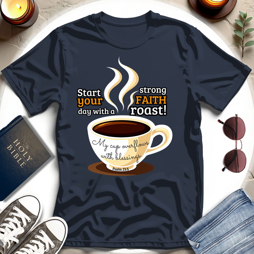 Brewed in Faith T-shirt