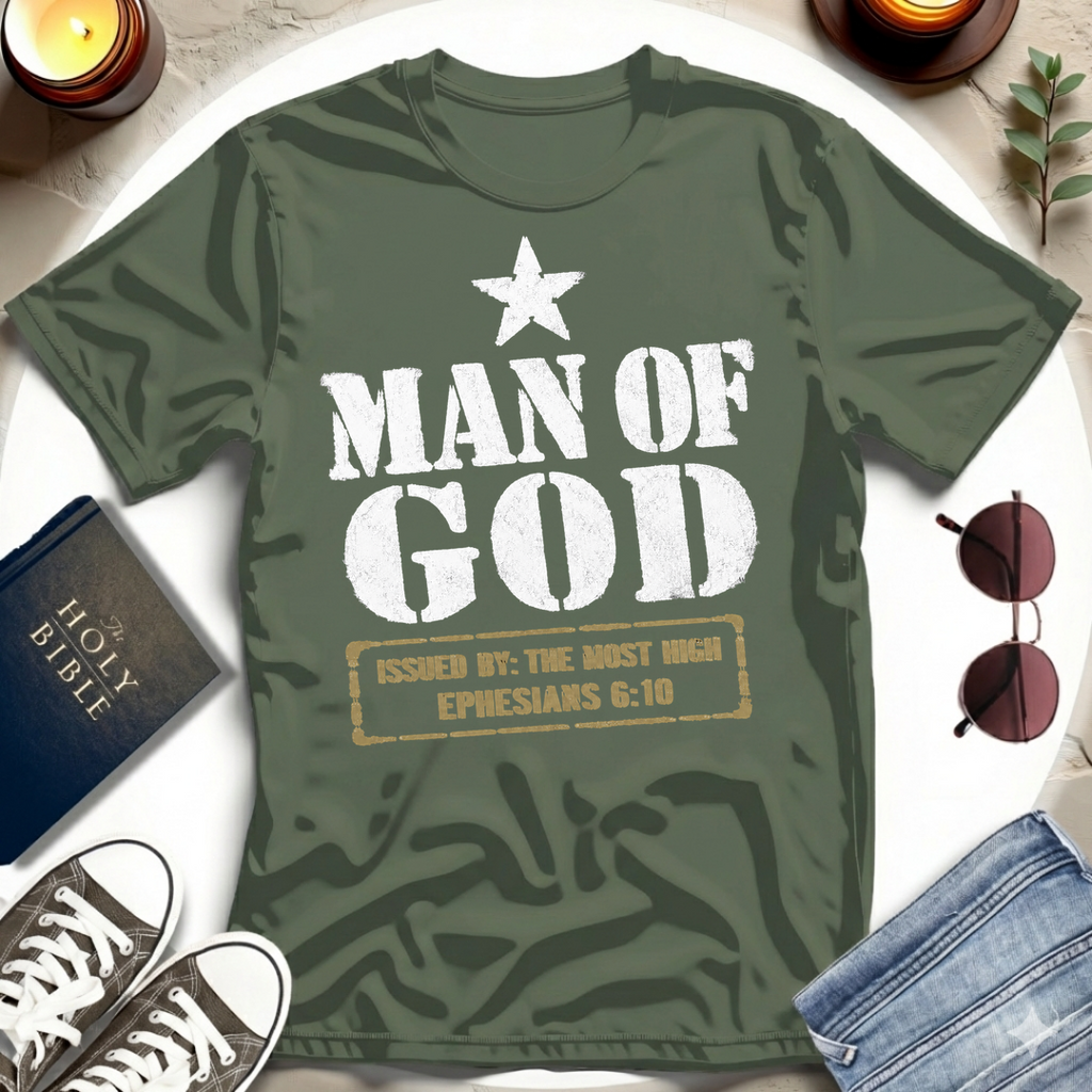 Man of God Military T-Shirt
