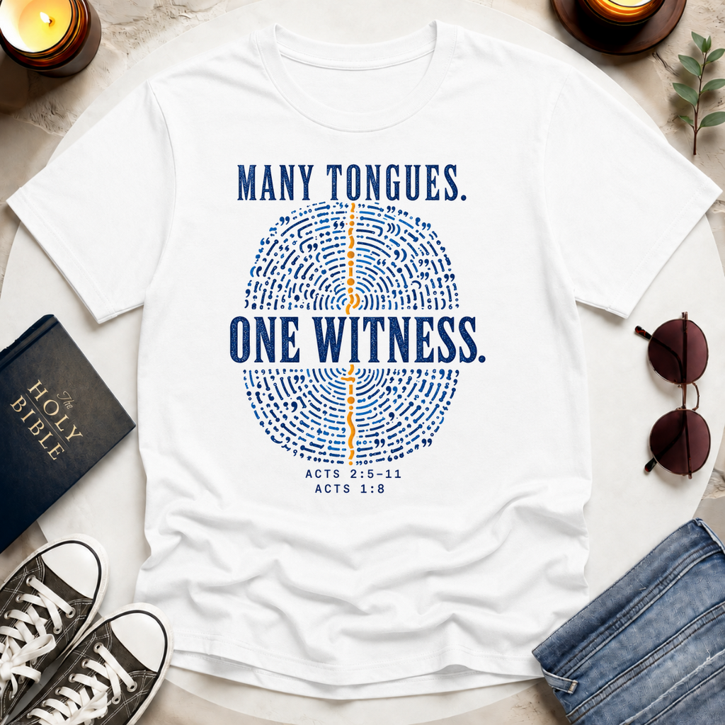 Many Tongues, One Witness T-Shirt