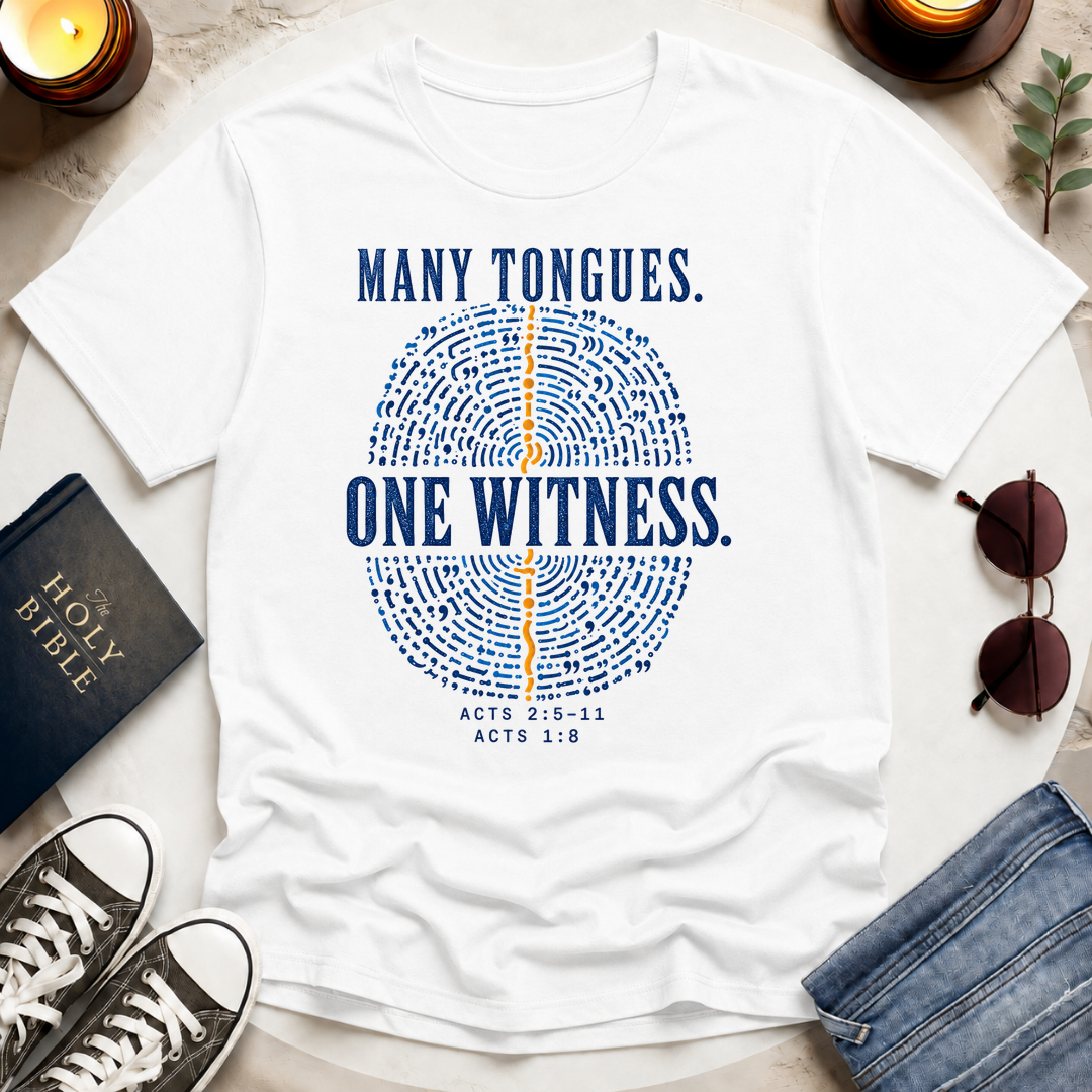 Many Tongues, One Witness T-Shirt