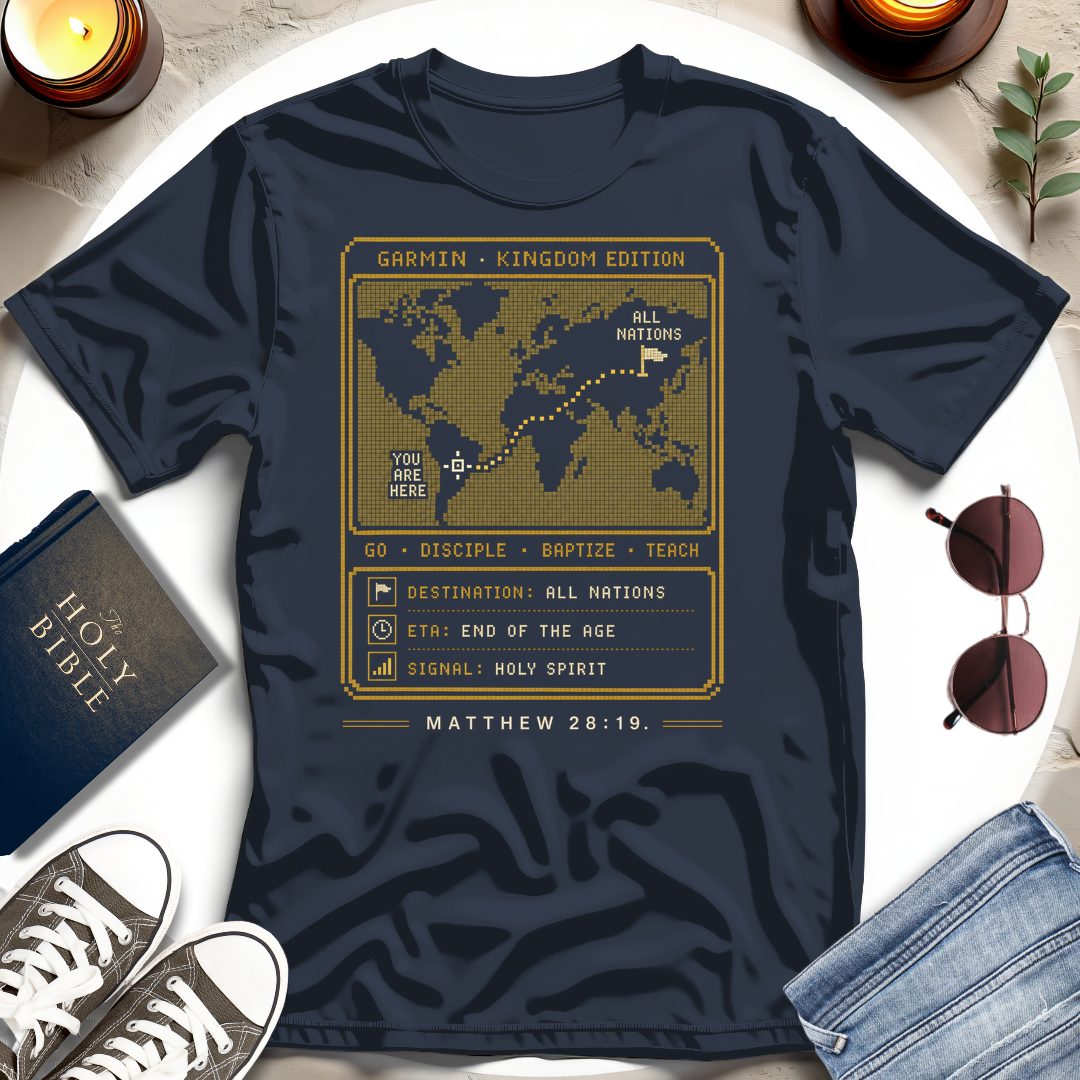 Great Commission GPS, Retro T-Shirt