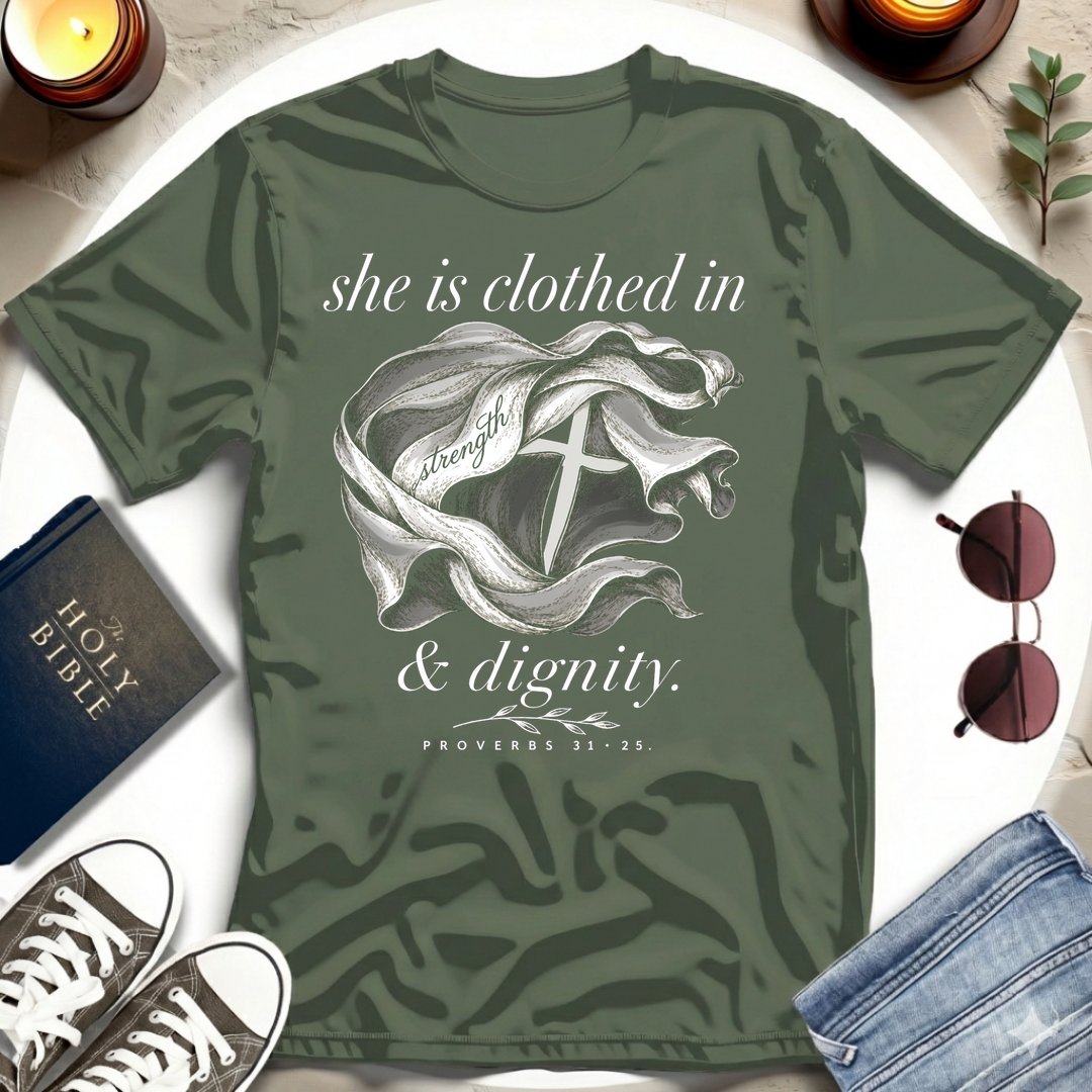 Clothed in Strength T-Shirt