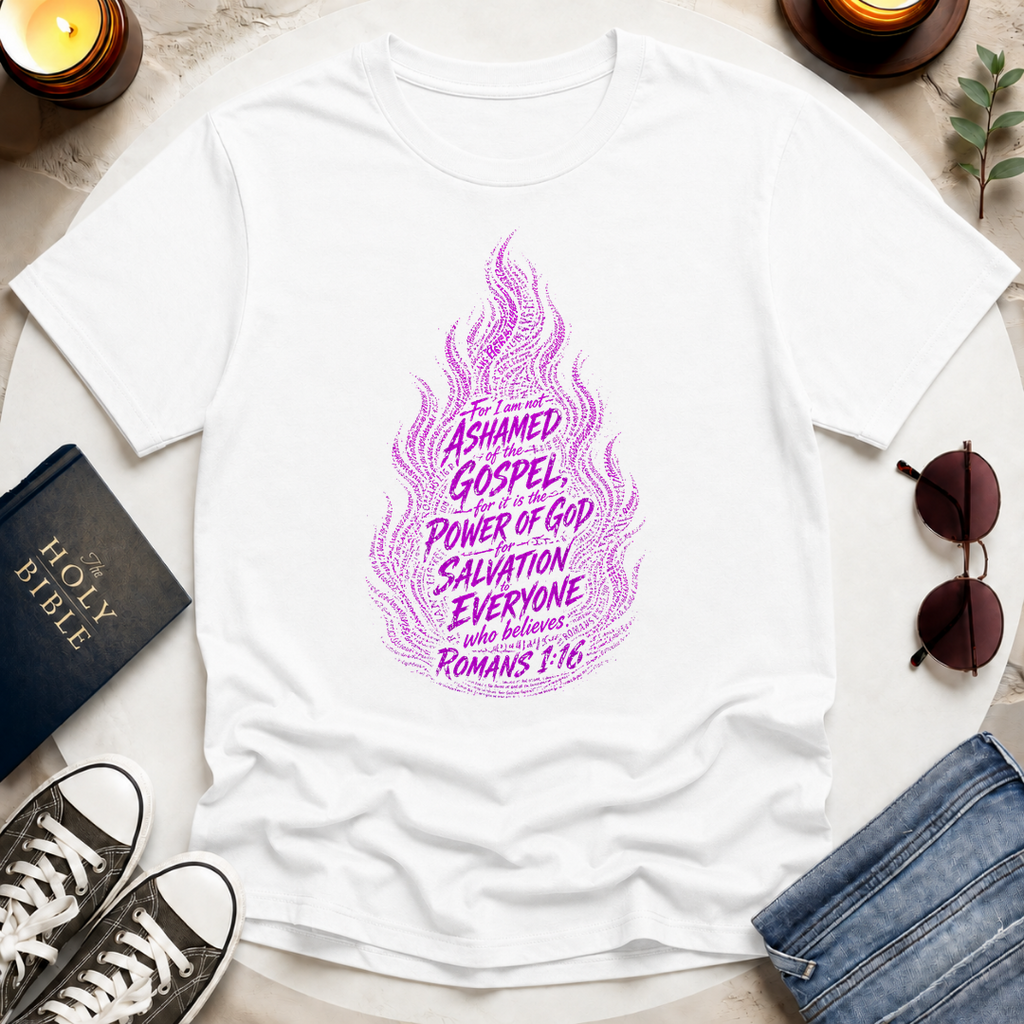Unashamed Boldness, Flame T-Shirt