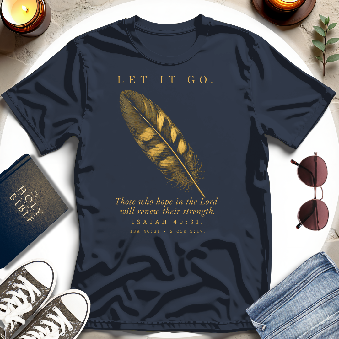 Let It Go—Single Feather T-Shirt