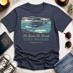 He Leads Me T-Shirt