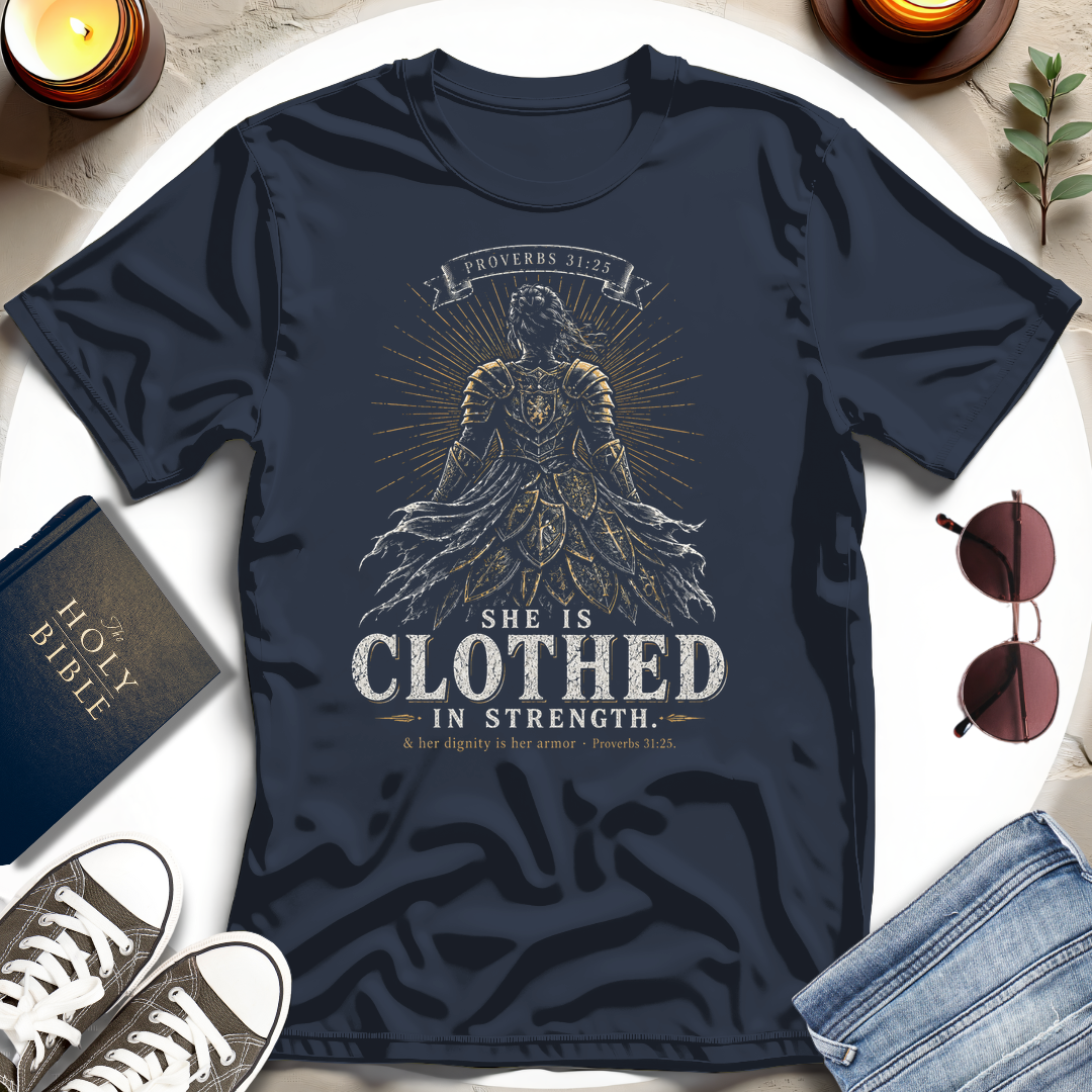 She Is Clothed in Strength T-Shirt