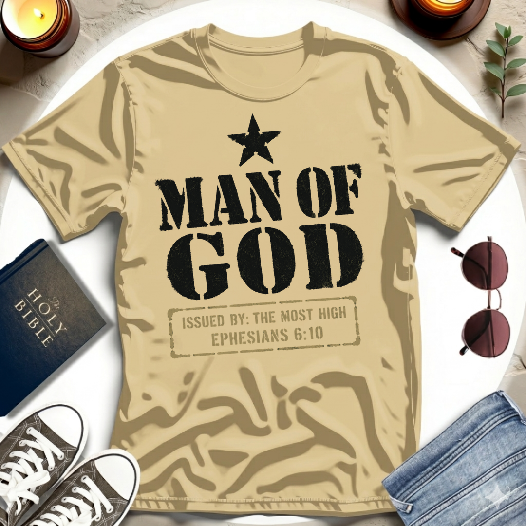 Man of God Military T-Shirt
