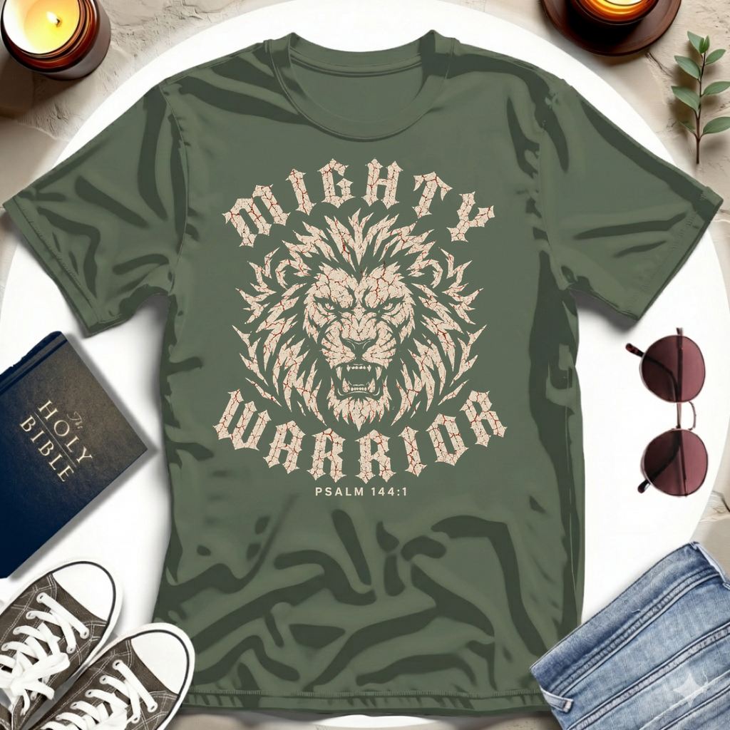 Mighty Warrior Lion T-Shirt