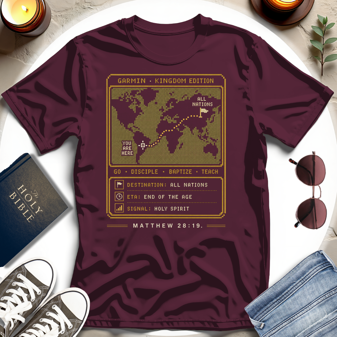 Great Commission GPS, Retro T-Shirt