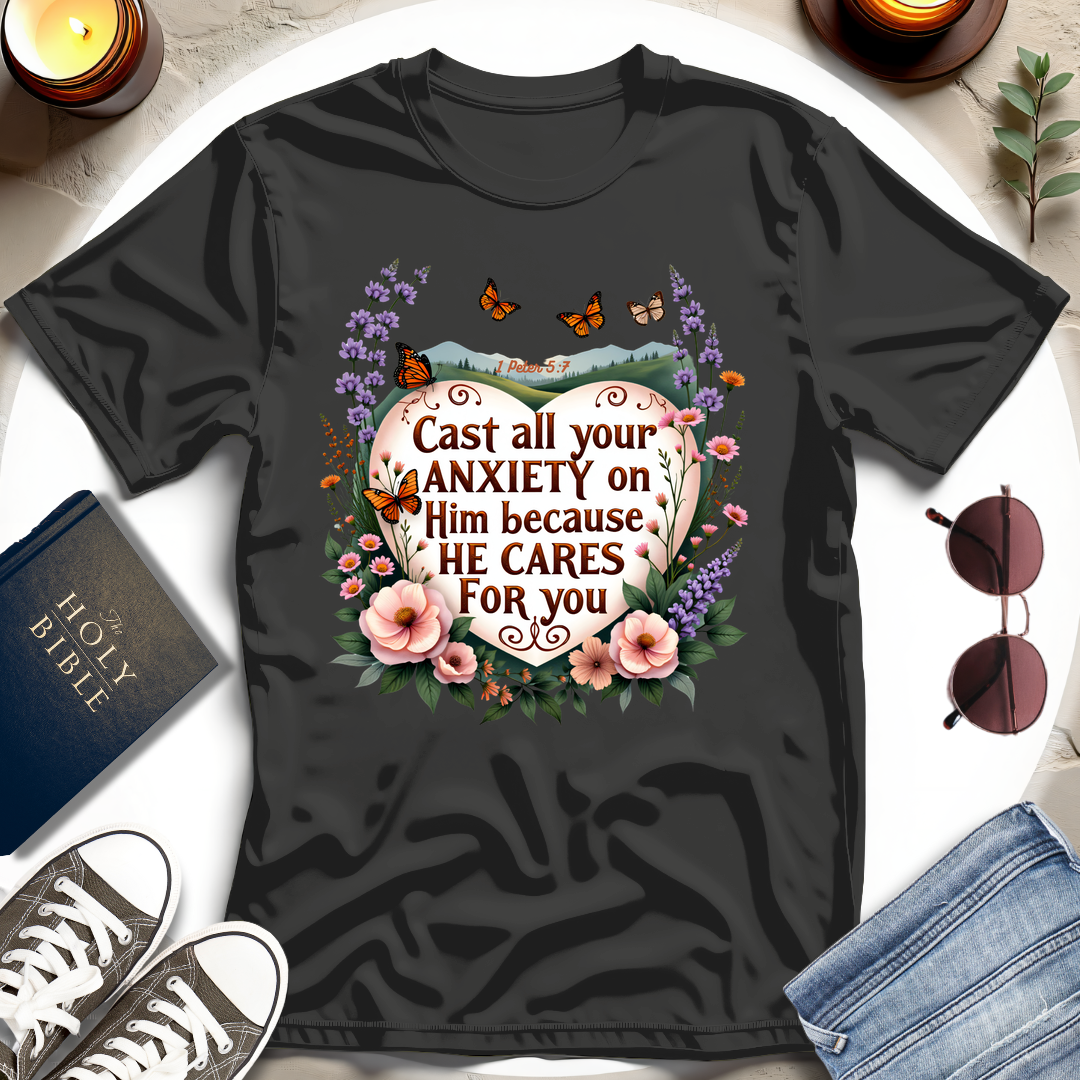 Cast All Your Anxiety T-shirt V