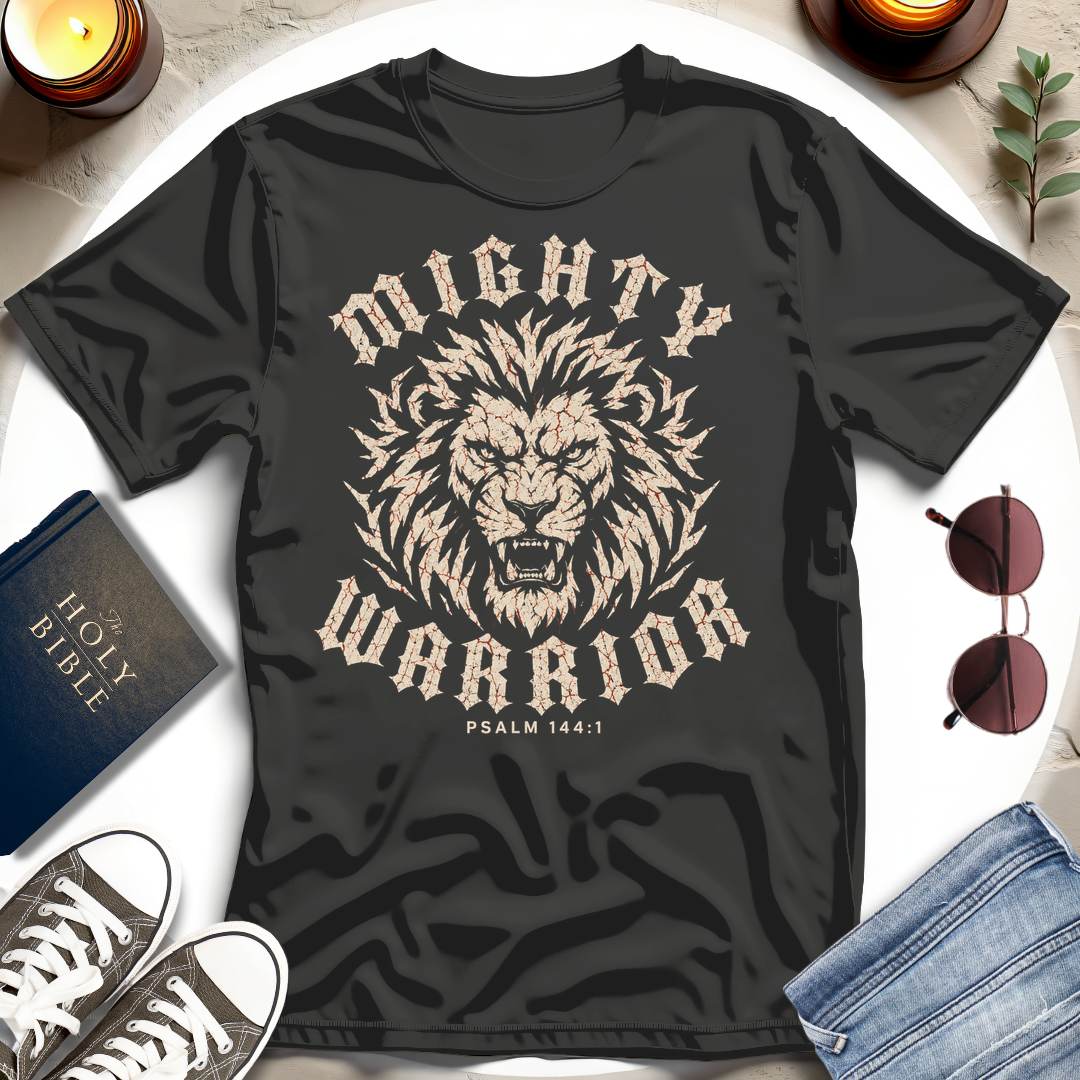 Mighty Warrior Lion T-Shirt