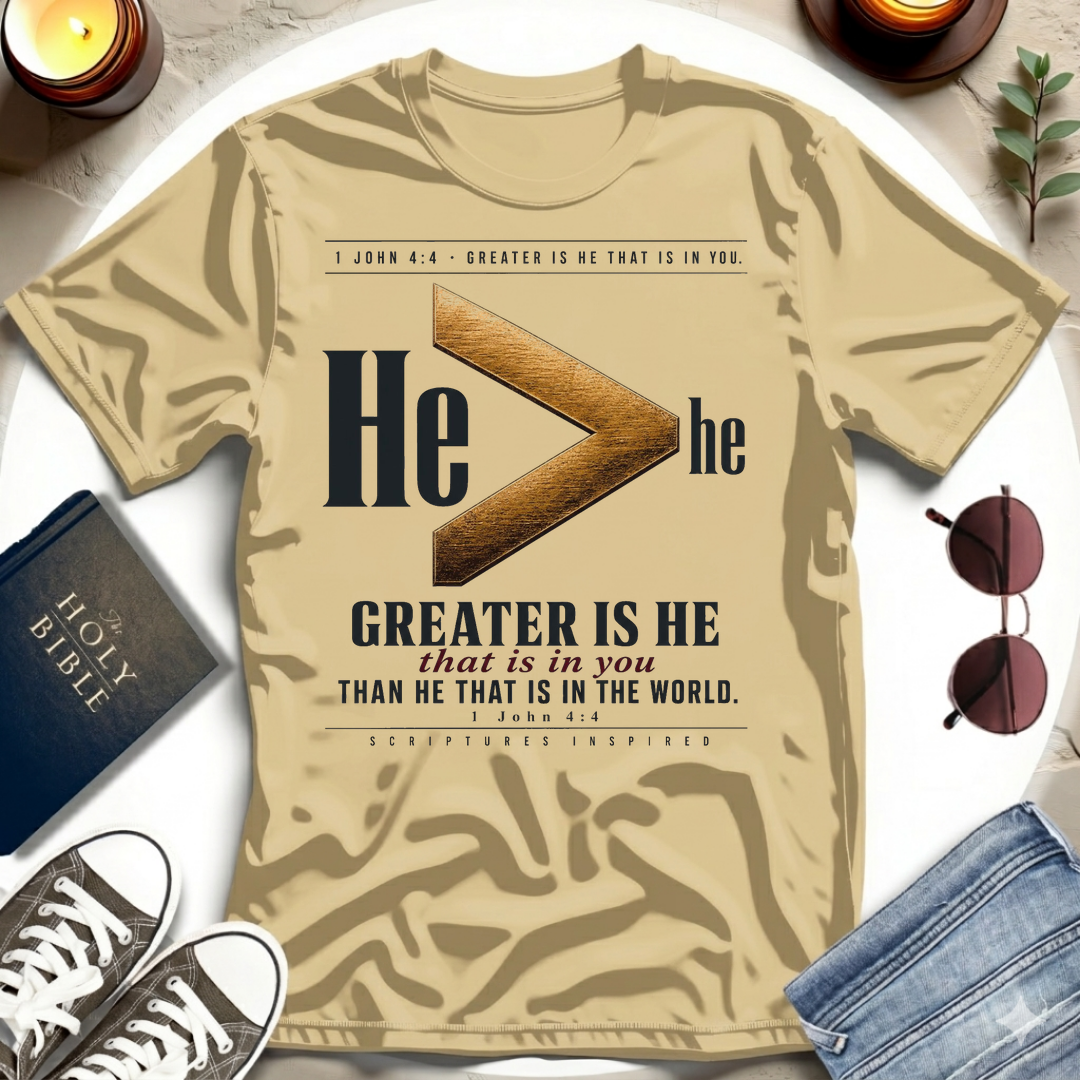 Greater Is He T-Shirt