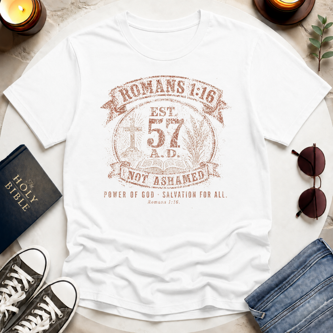 Romans 116, Distressed T-Shirt