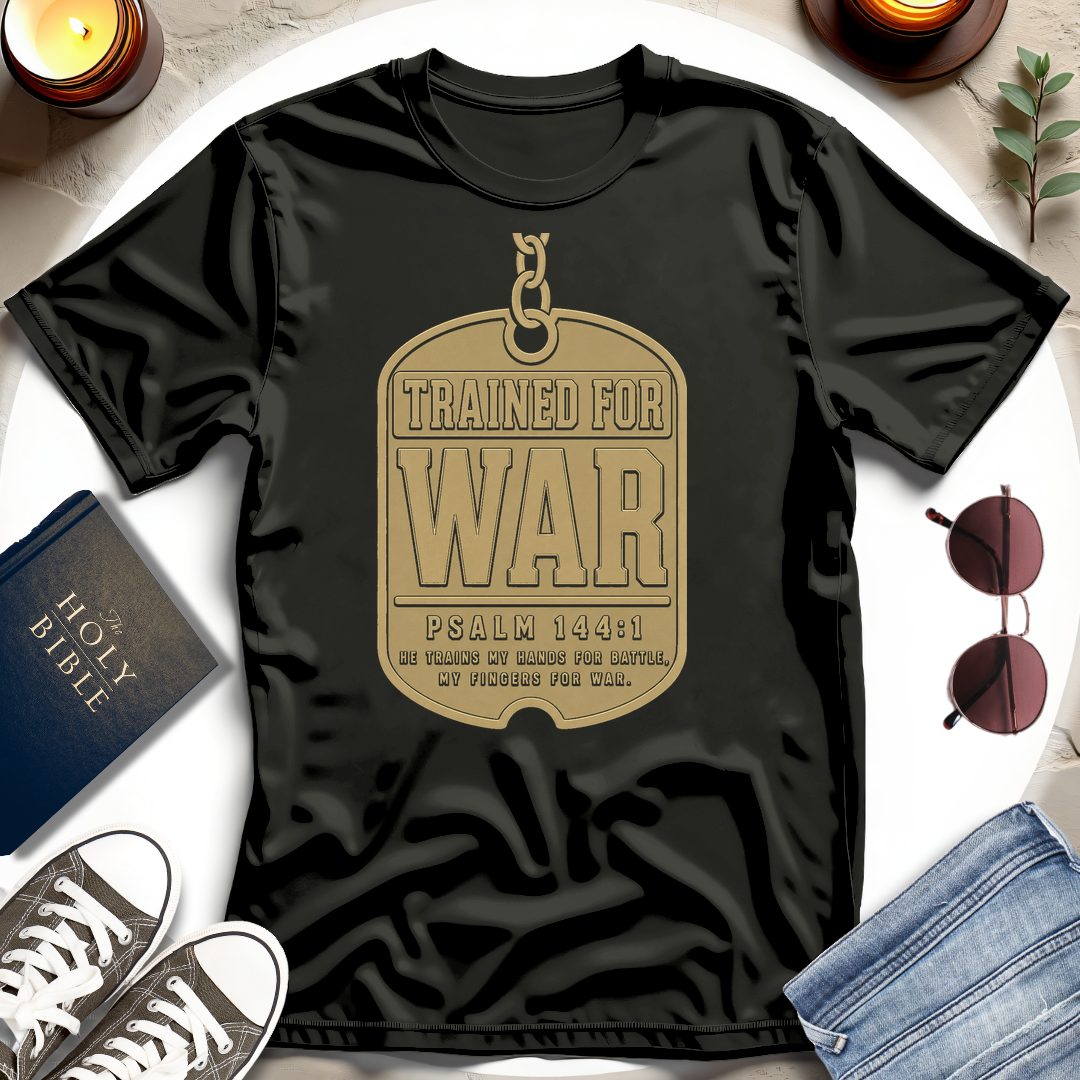 Trained for War Tag T-Shirt