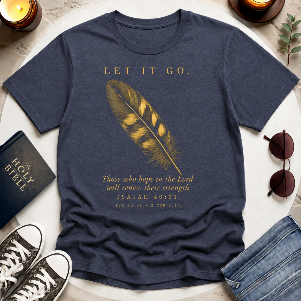 Let It Go—Single Feather T-Shirt