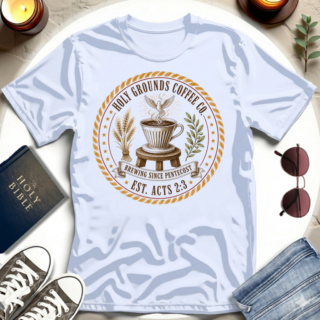 Holy Grounds Coffee T-Shirt