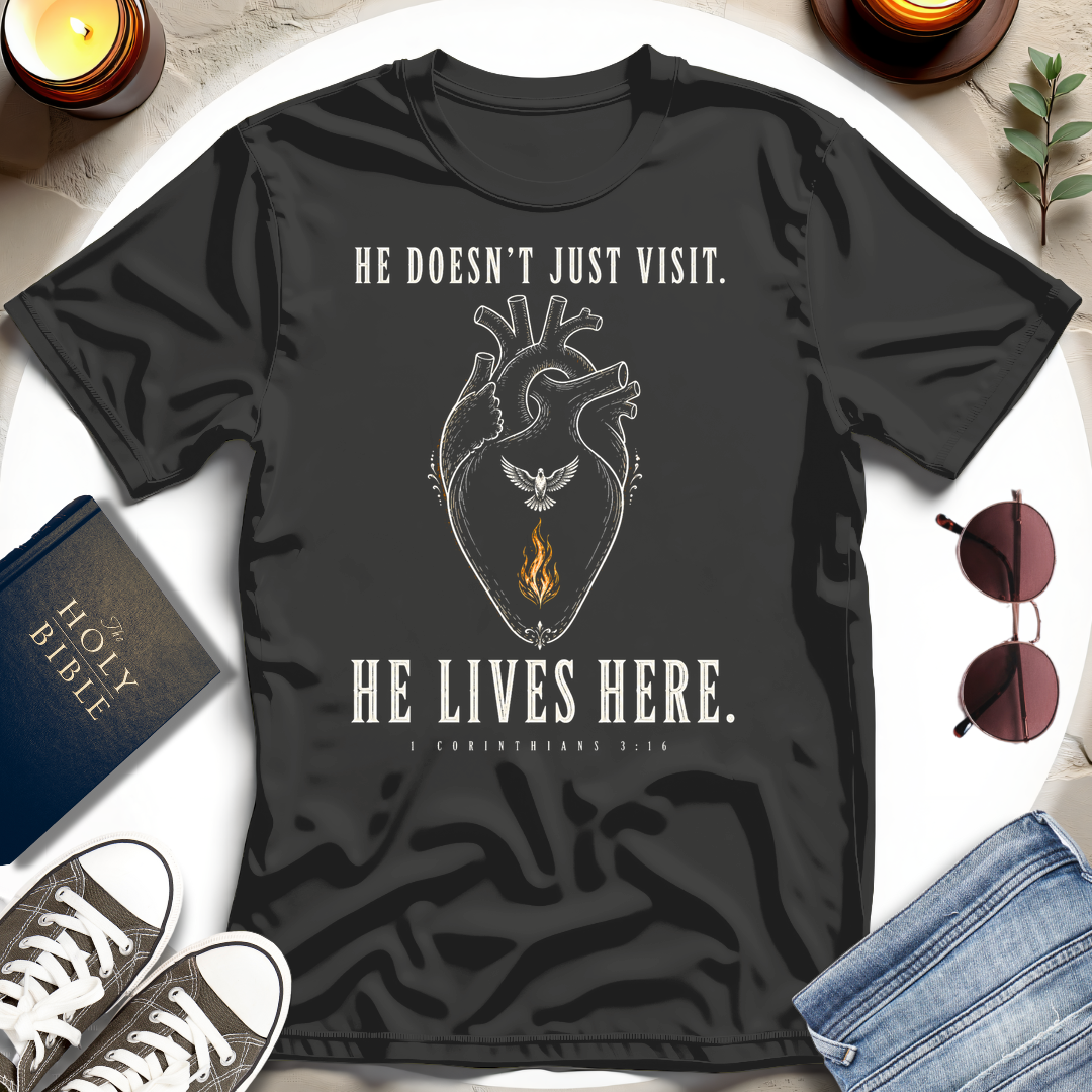 He Lives Here T-Shirt