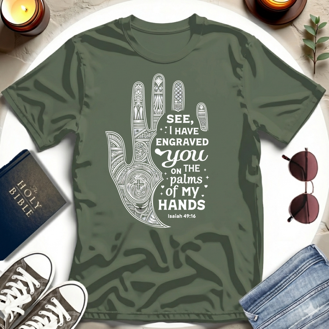 Held in God's Hands T-shirt I