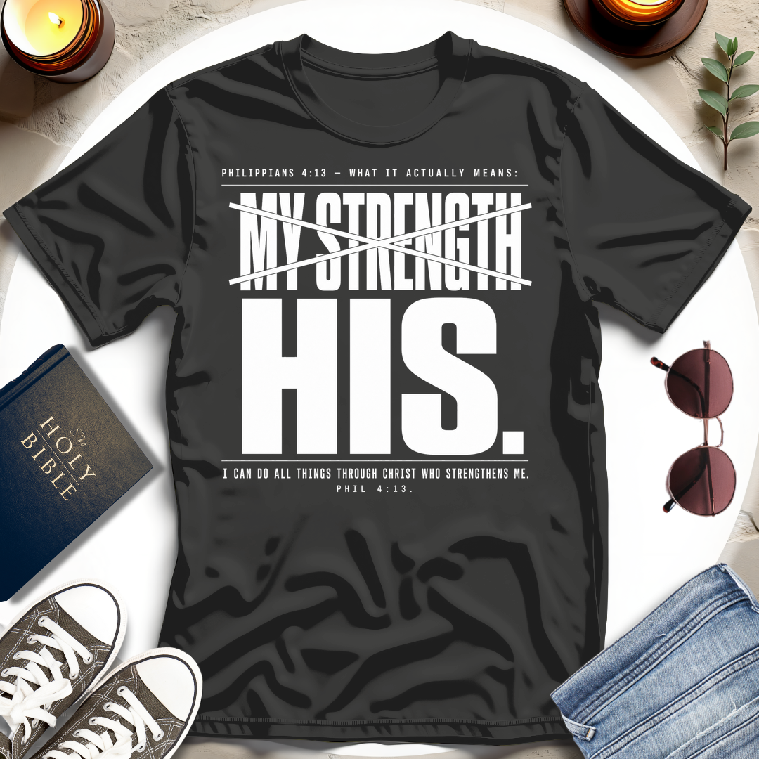 Not My Strength—Strikethrough T-Shirt