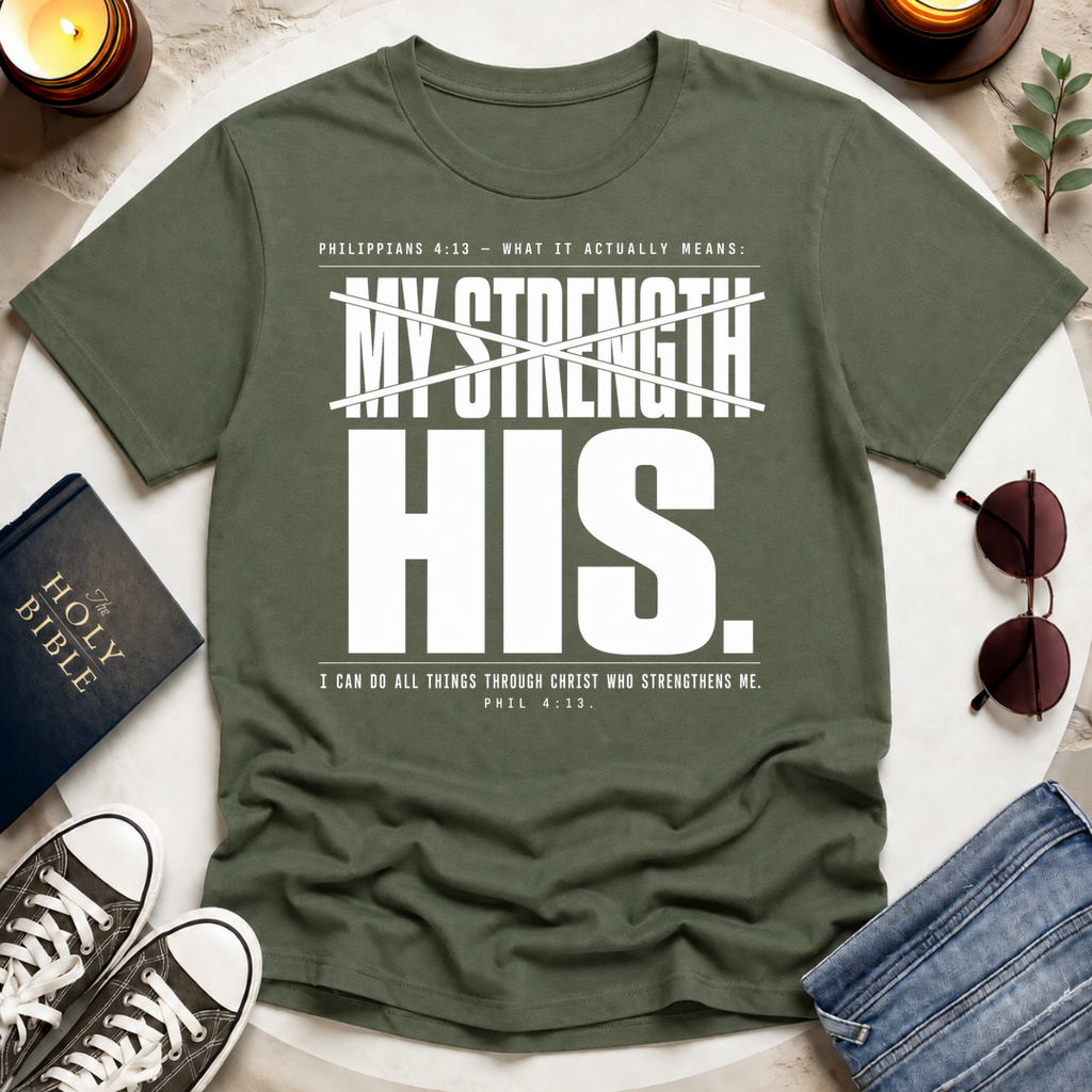 Not My Strength—Strikethrough T-Shirt