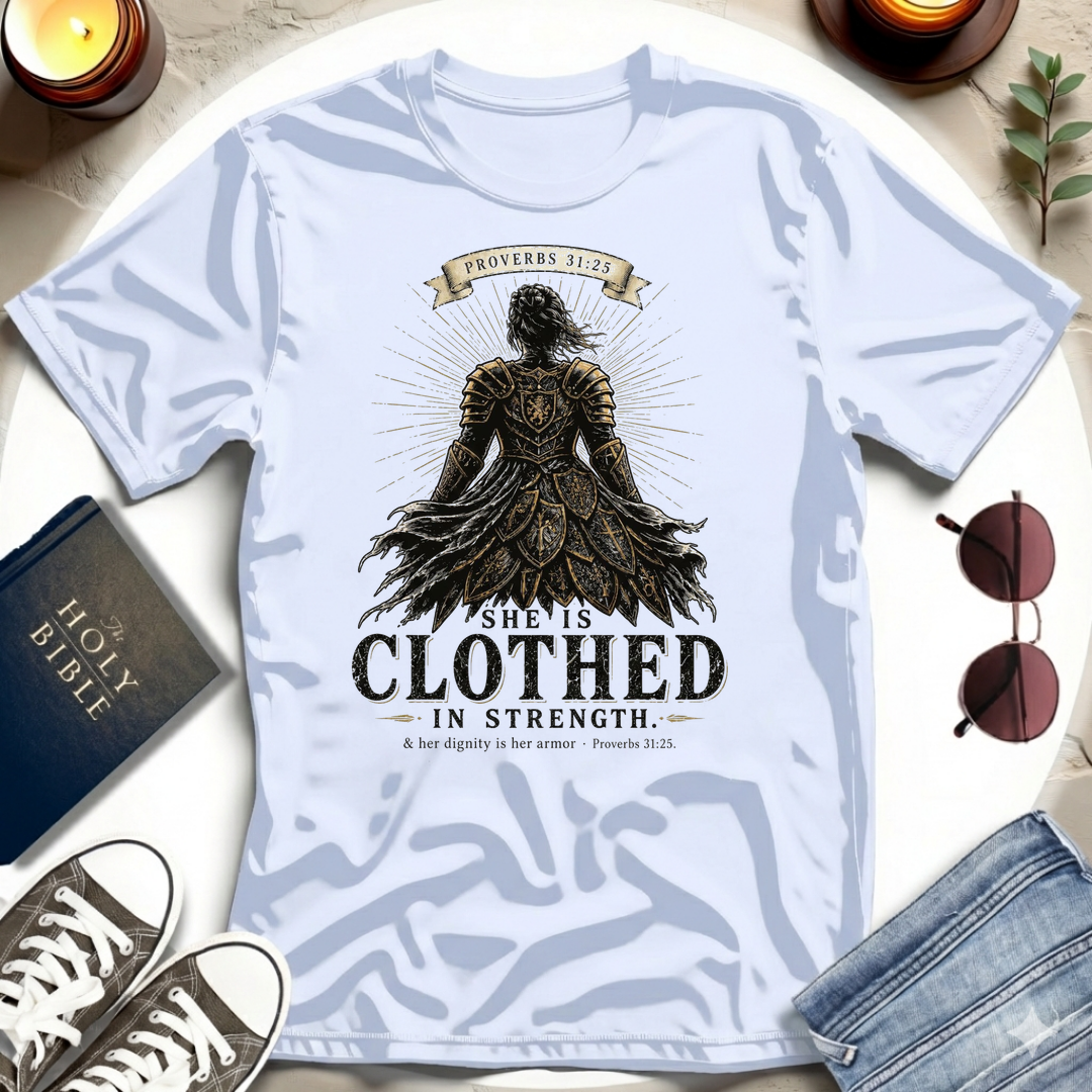She Is Clothed in Strength T-Shirt