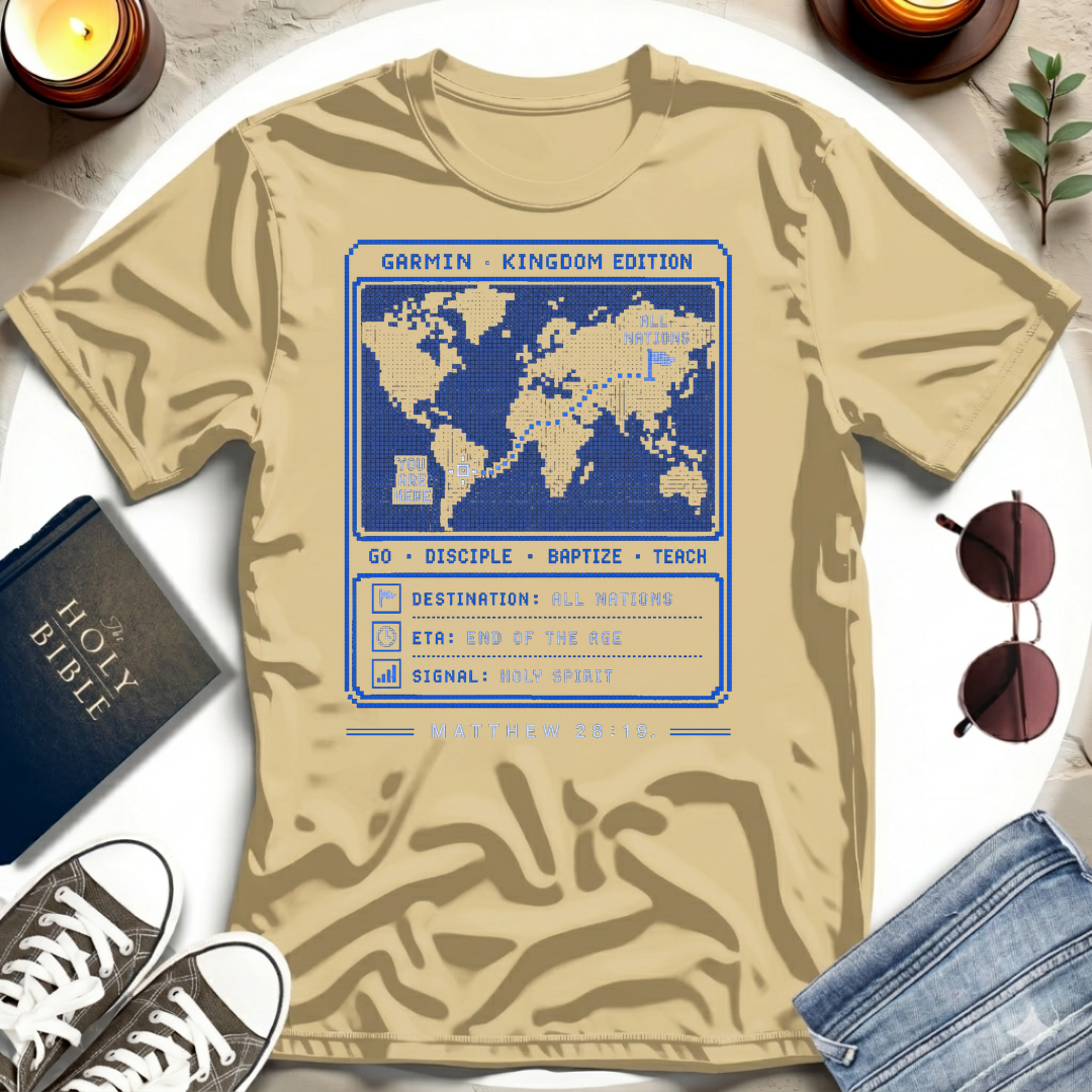 Great Commission GPS, Retro T-Shirt