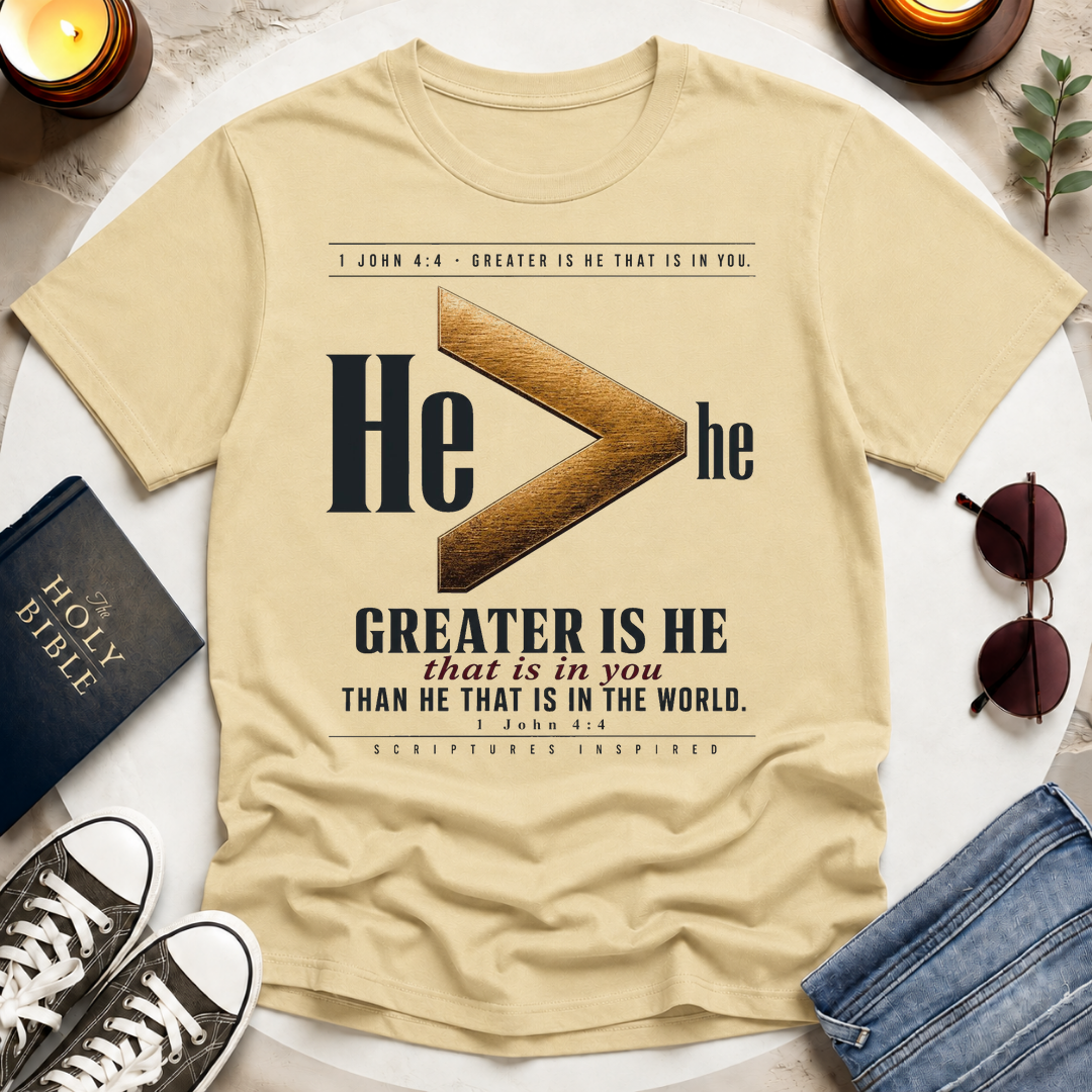 Greater Is He T-Shirt