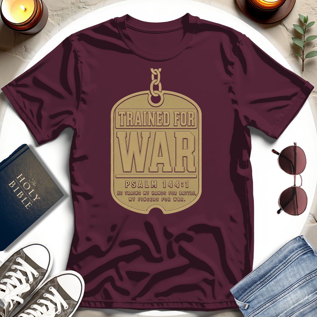 Trained for War Tag T-Shirt