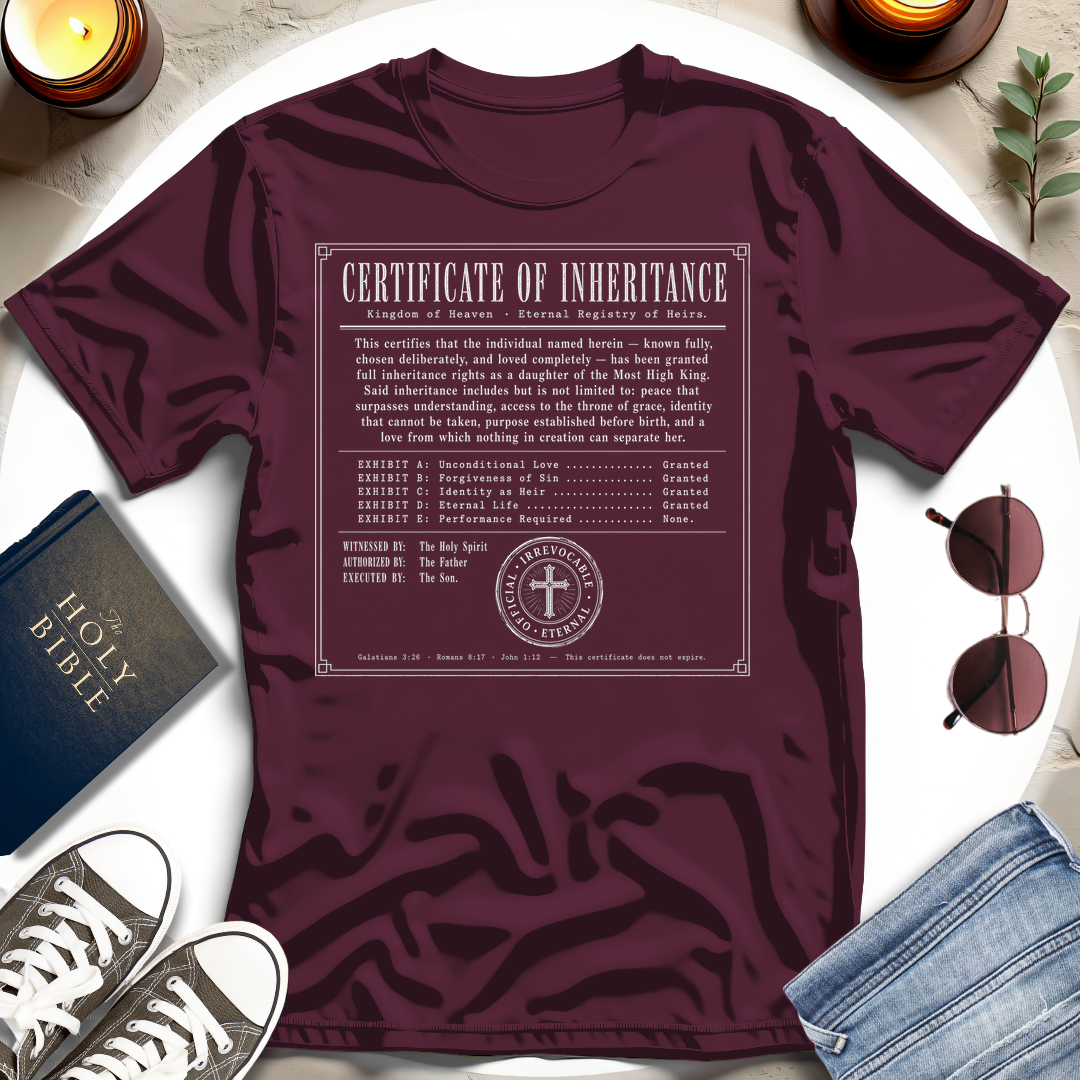 Certificate of Inheritance T-Shirt
