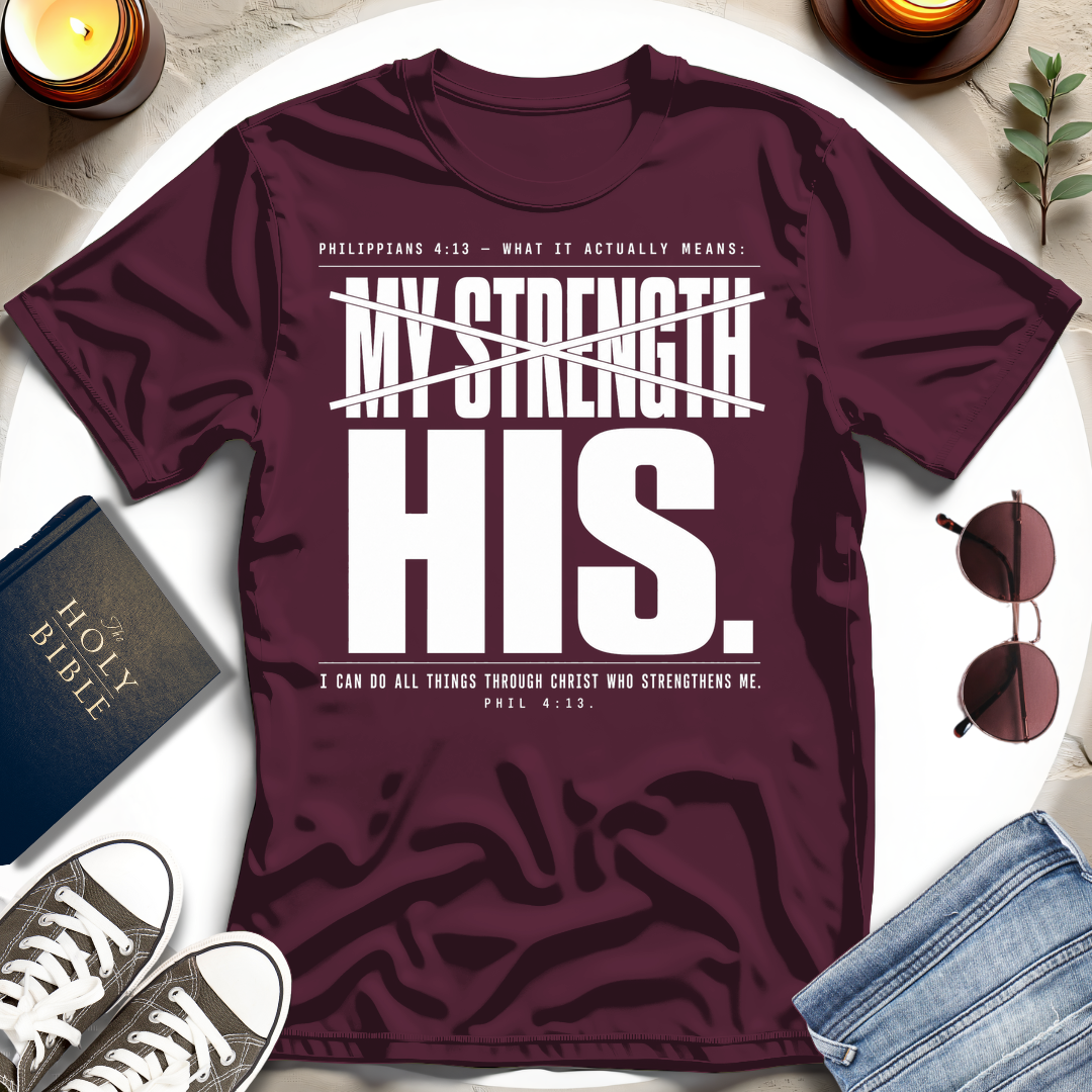 Not My Strength—Strikethrough T-Shirt