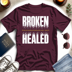 Broken, Healed Typography T-Shirt