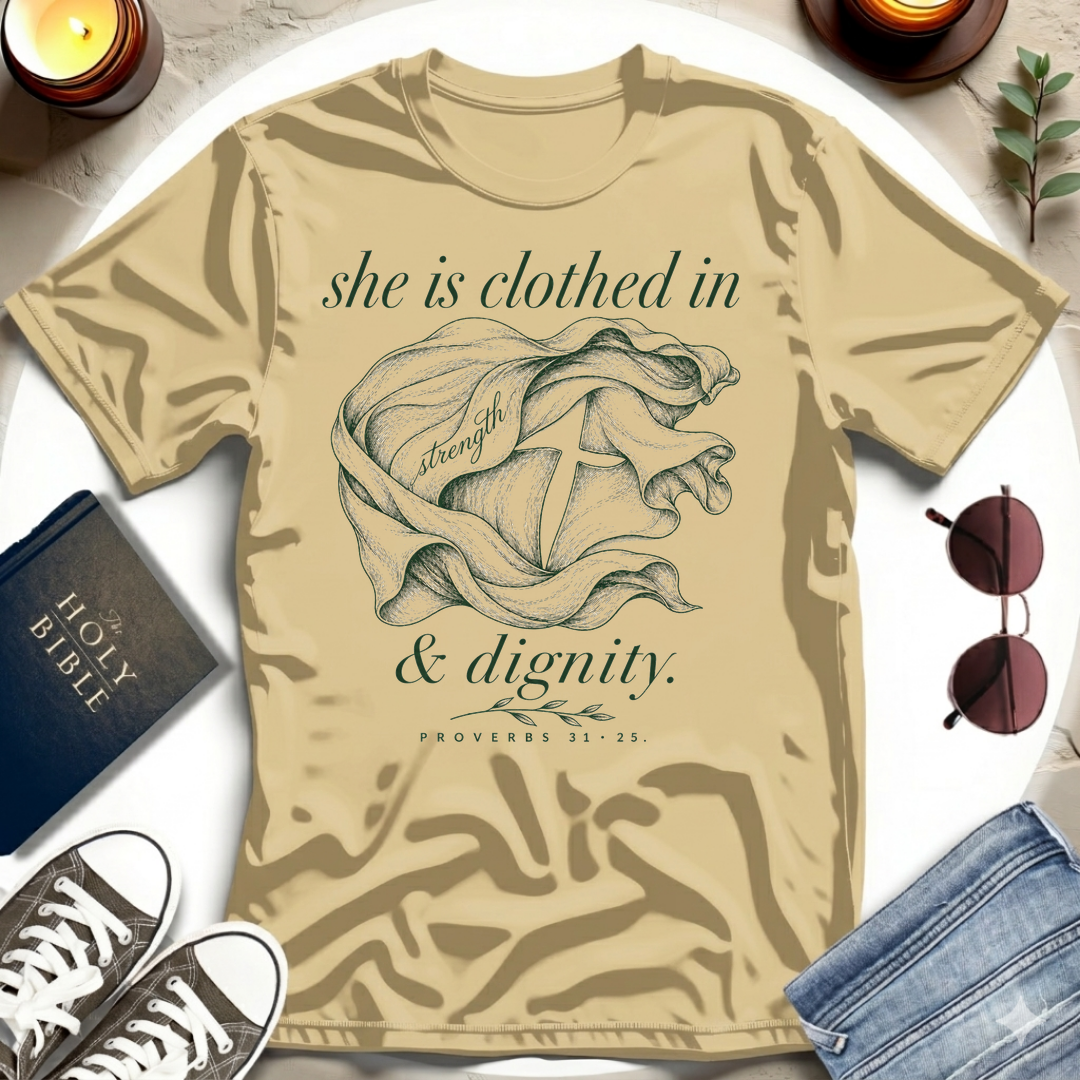 Clothed in Strength T-Shirt