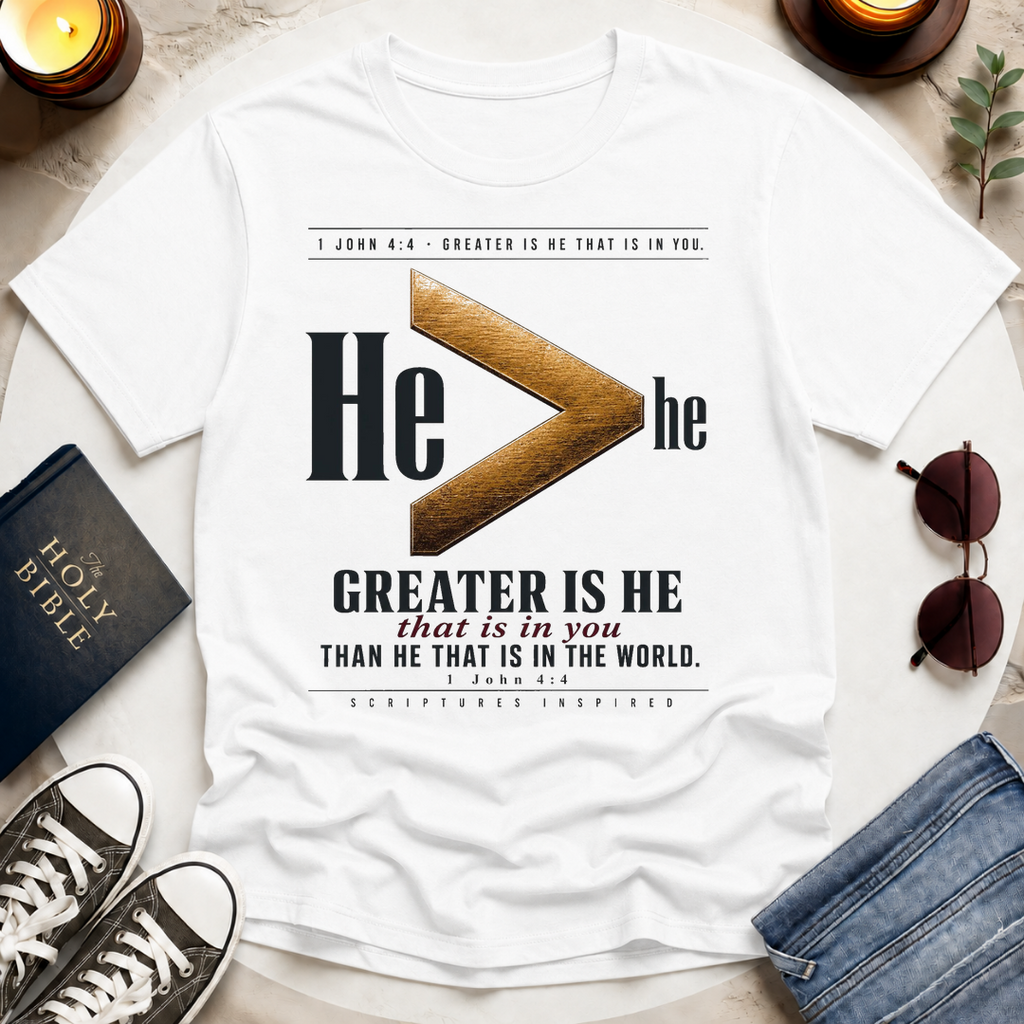 Greater Is He T-Shirt