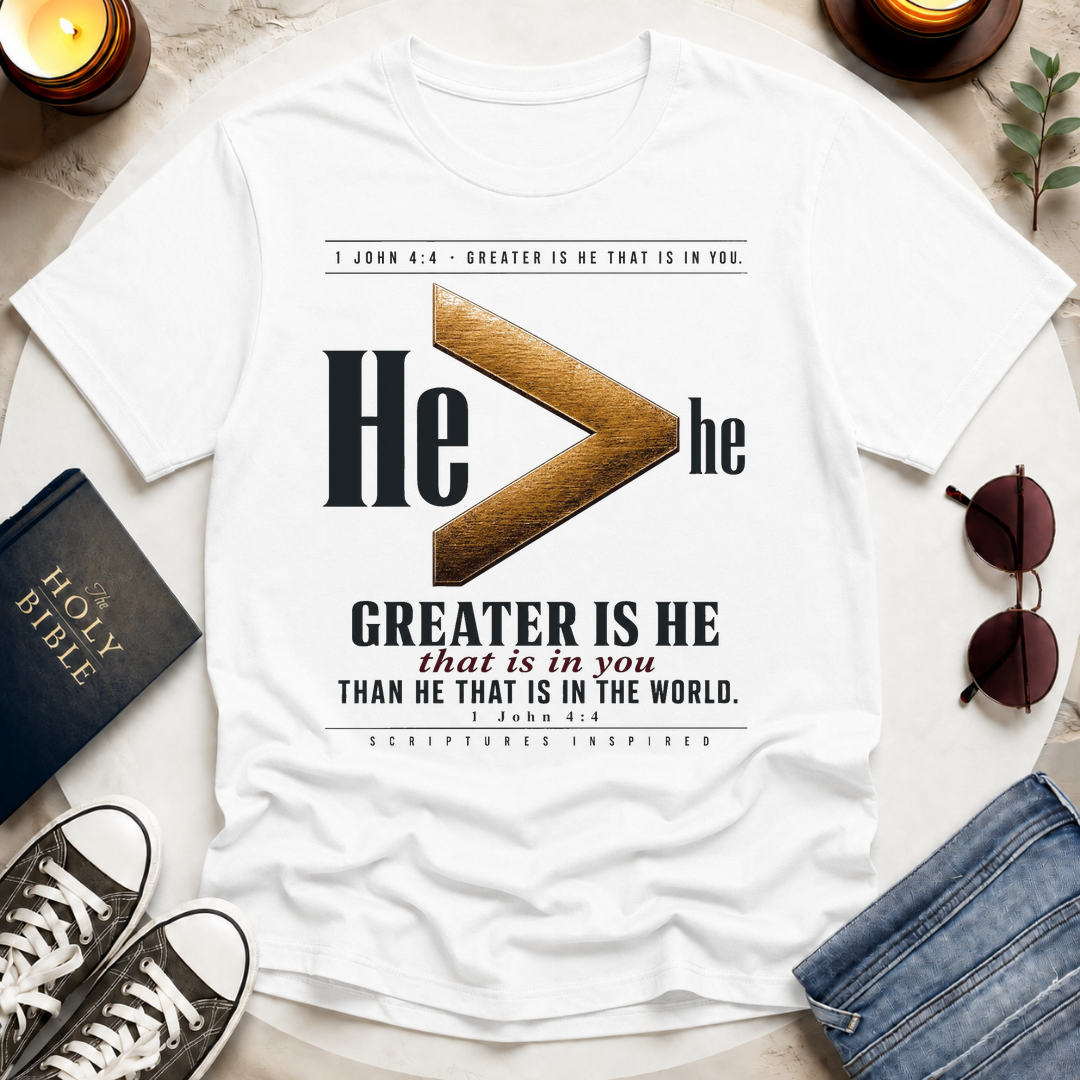 Greater Is He T-Shirt