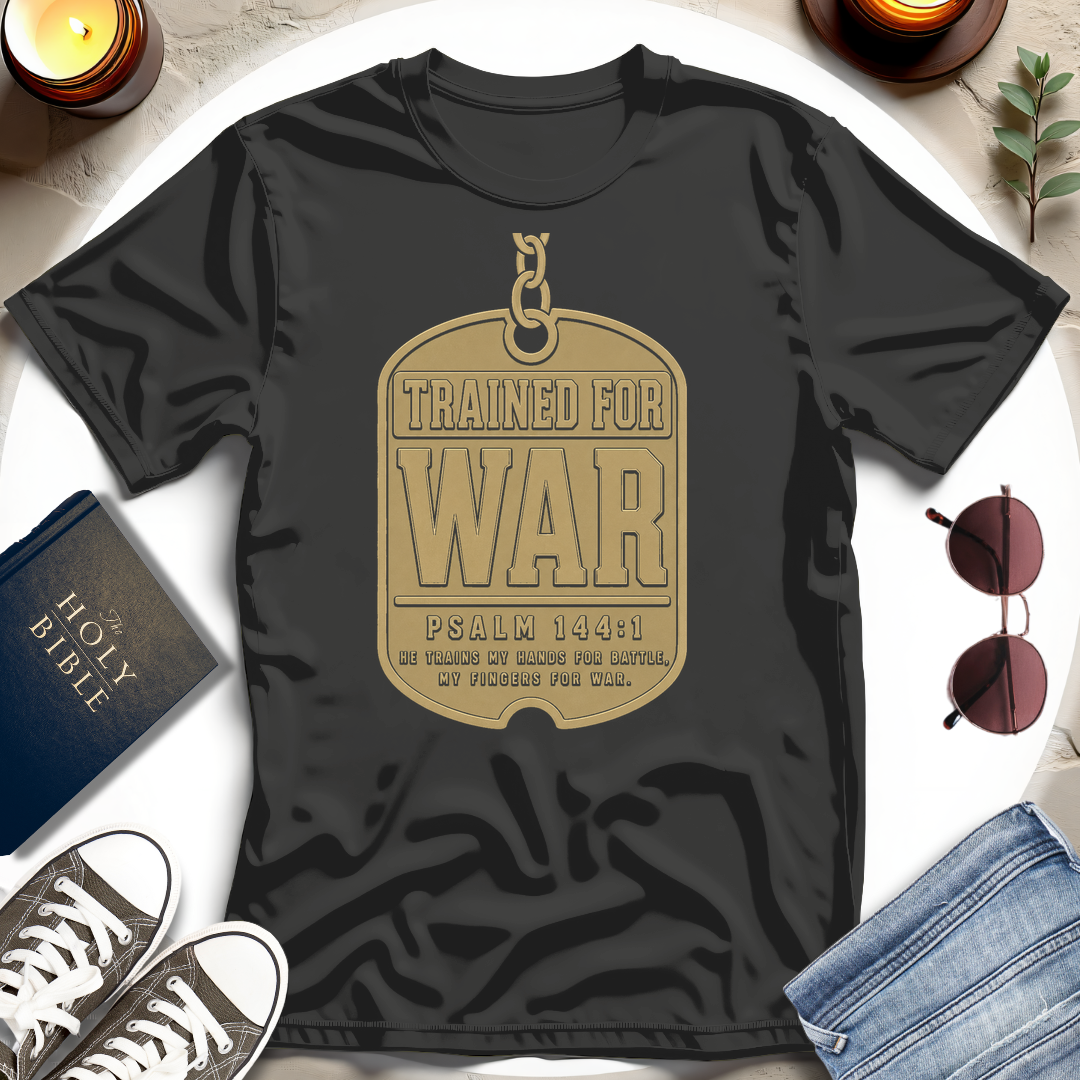 Trained for War Tag T-Shirt