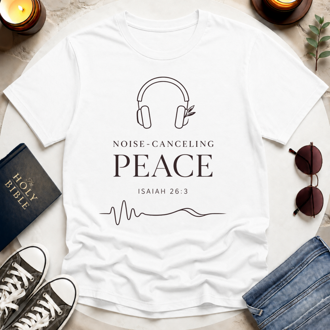 Noise-Canceling Peace T-Shirt