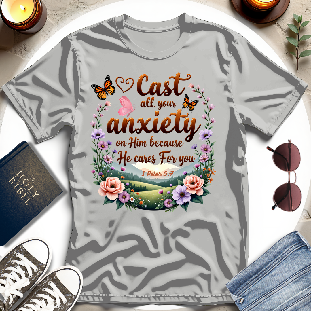Cast All Your Anxiety T-shirt IV