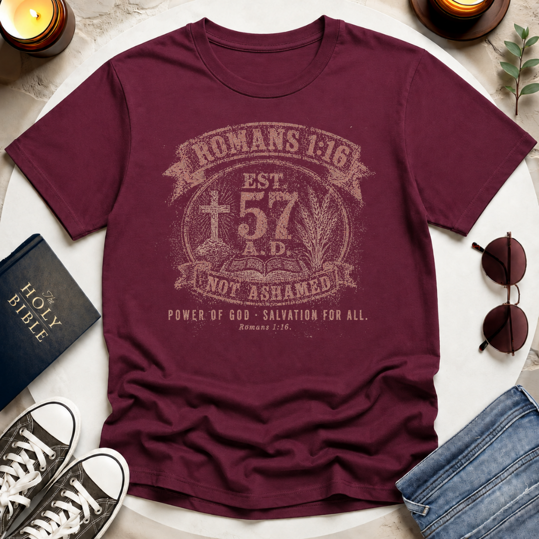 Romans 116, Distressed T-Shirt