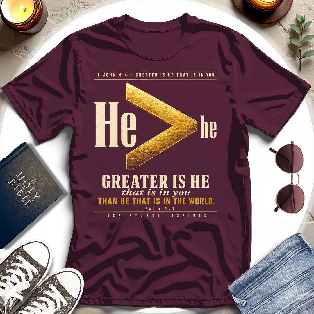 Greater Is He T-Shirt