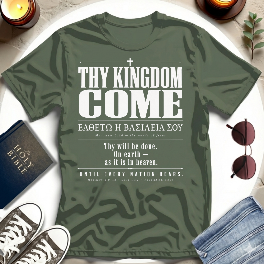Thy Kingdom Come, Bilingual T-Shirt