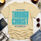 Through Christ—Inverted T-Shirt